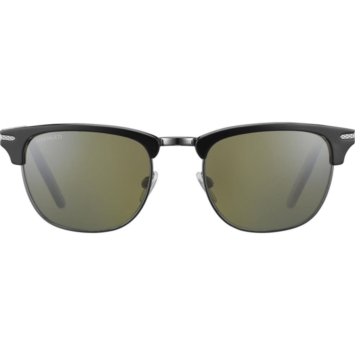 ALRAY, Shiny Black Acetate with Shiny Dark Gunmetal Metal-Mineral Polarized 555nm Cat 3 to 3, hi-res image number null